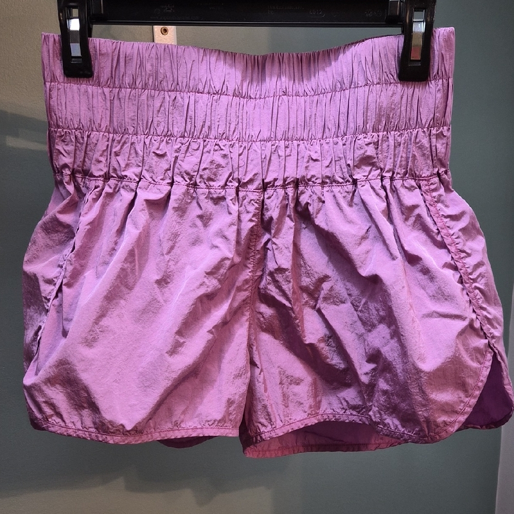 High Waist Lavender Women's Shorts
